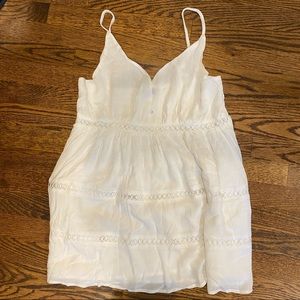 NWOT SHEIN WHITE CAMI DRESS SZ L